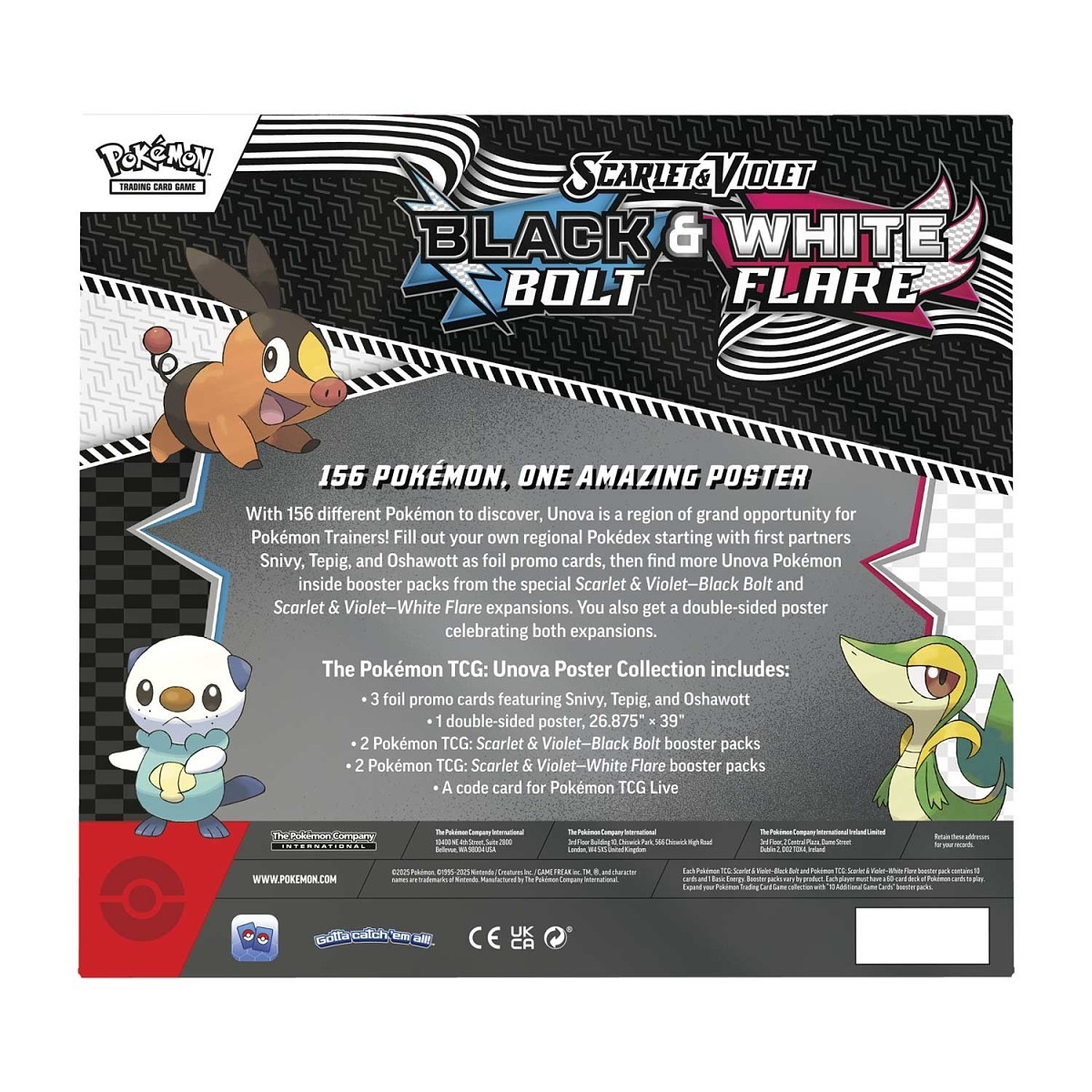 Pokémon TCG: Unova Poster Collection