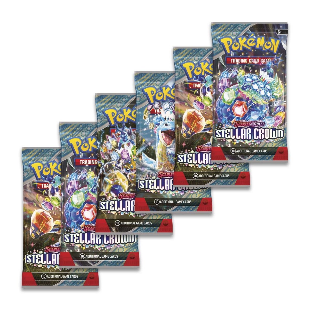 Pokémon TCG: Scarlet & Violet-Stellar Crown Booster Bundle (6 Packs)